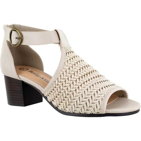 woven heeled sandals