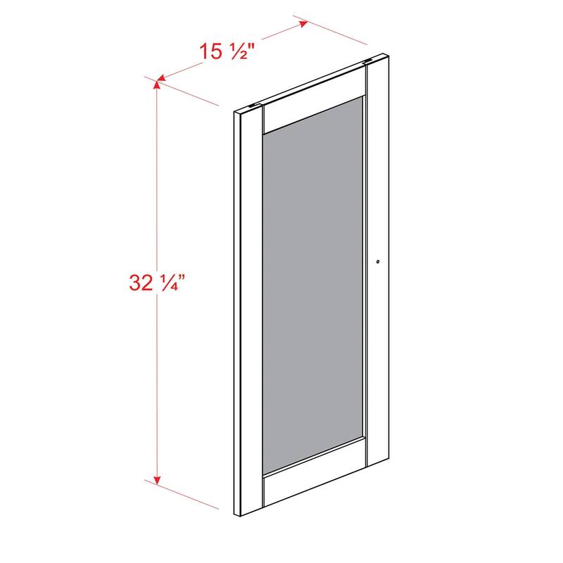 Palace Imports 100% Solid Wood Modular Kitchen Pantry Door Kit