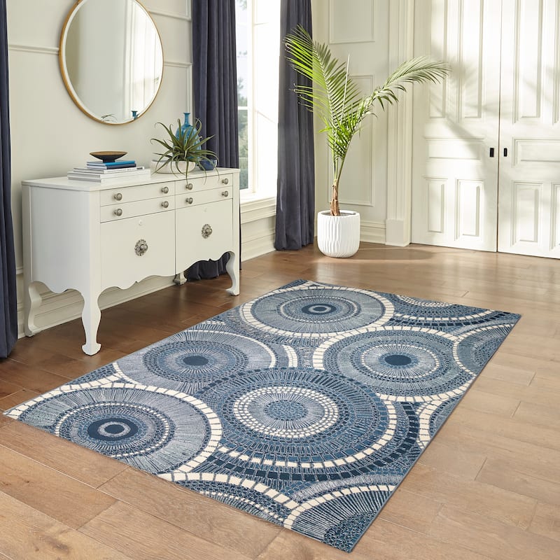 Liora Manne Marina Circles Indoor/Outdoor Area Rug