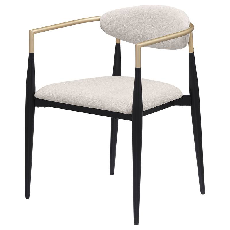 Alexis Fabric Upholstered Dining Arm Chair (Set Of 2)