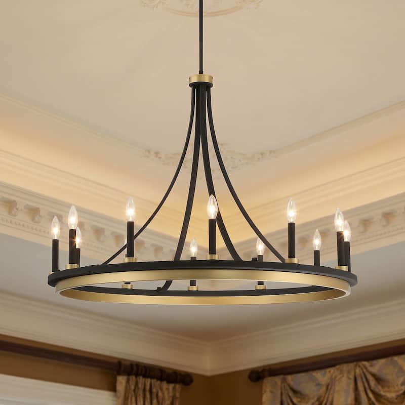 Acroma 12-light 40In Modern Farmhouse Large Empire Chandelier