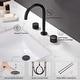 preview thumbnail 7 of 11, Circular X 8" Bathroom Sink Widespread Faucet with Drain Assembly