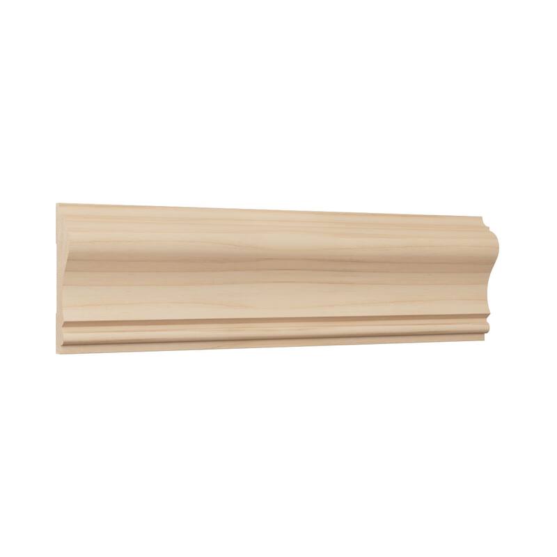 WM390 11/16-in D x 2-5/8-in W x 96-in L Americraft Solid Hardwood Stain Grade Chair Rail Moulding