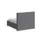 preview thumbnail 18 of 22, Strick & Bolton Roth Grey Linen Wingback 4-drawer Storage Bed