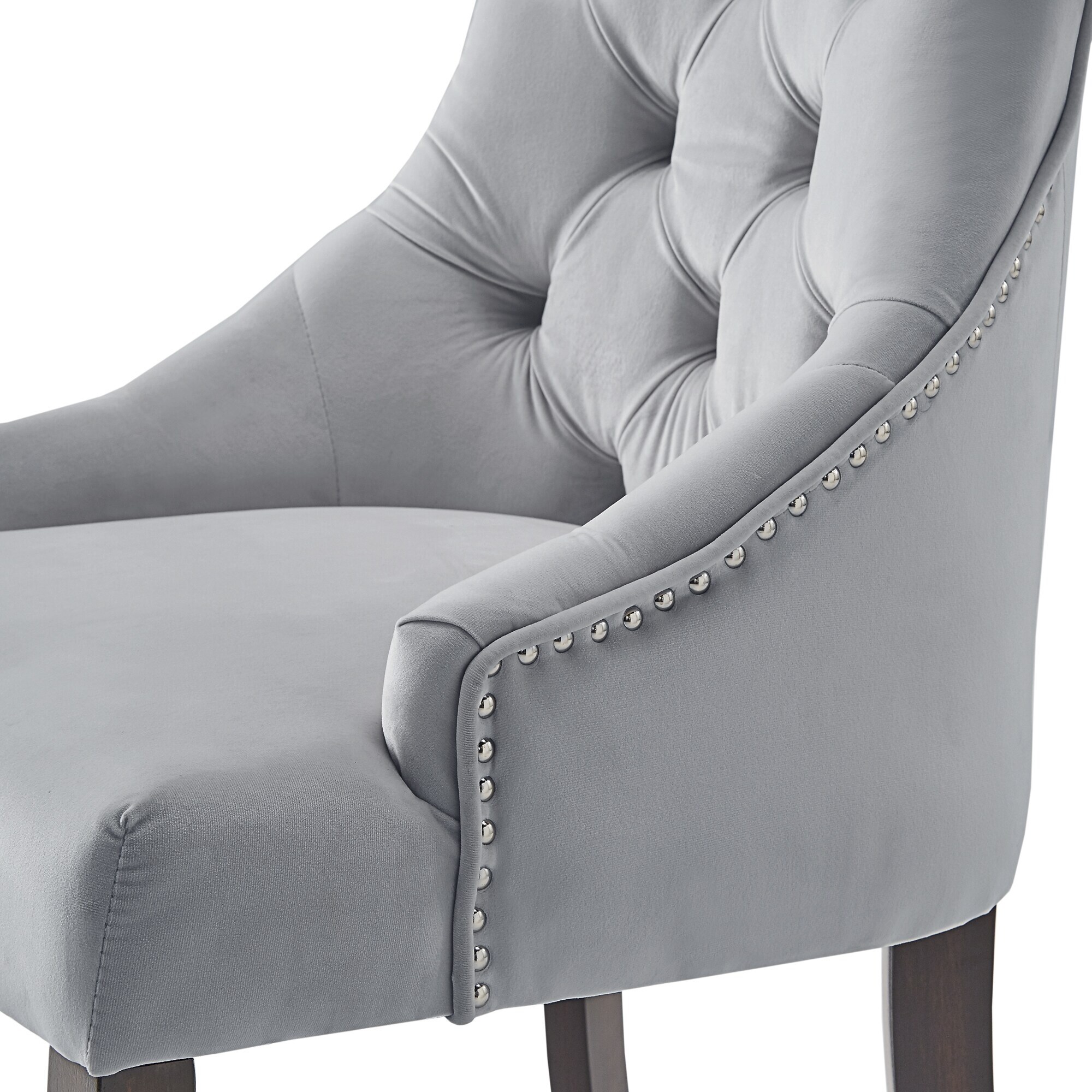 Benchwright II Tufted Wingback Chairs Set of 2 by iNSPIRE Q Bold