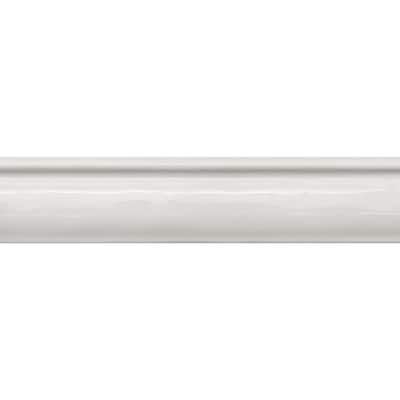 The Tile Life Chelsea 2x10 Blanco Ceramic Chair Rail Wall Tile