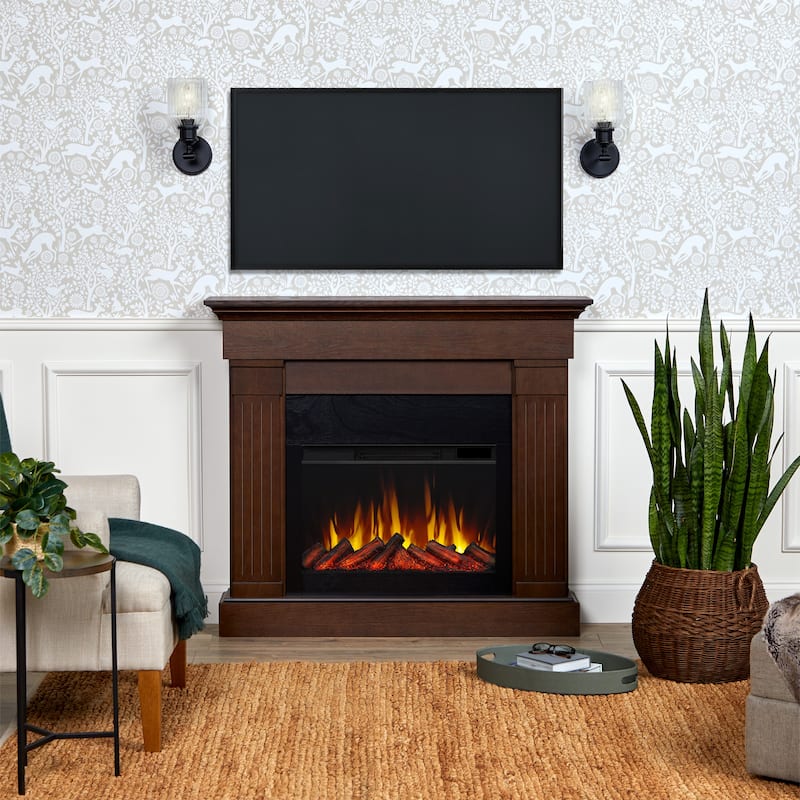 Crawford 48" Slim Electric Fireplace by Real Flame