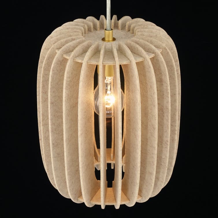 Acroma 1-Light Felt Halo Pendant