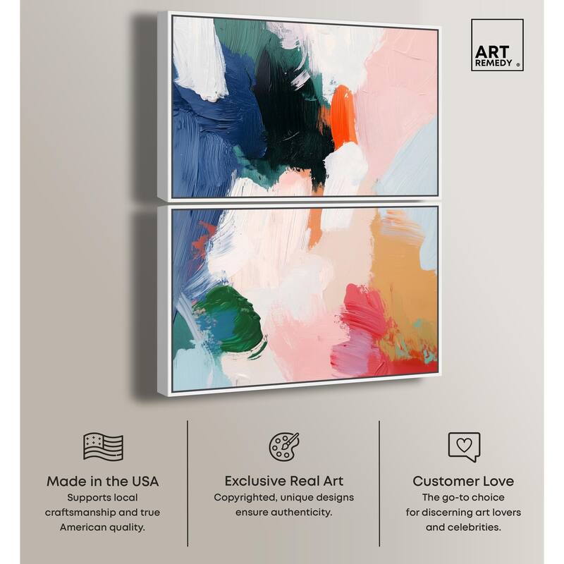Spring Fever Canvas Set of 2 by Art Remedy