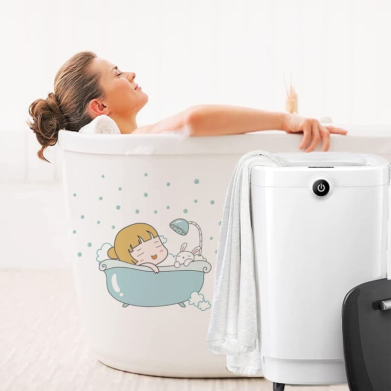 Towel Warmers for Bathroom Bucket，Luxury Large Spa Towel Hot Warmer