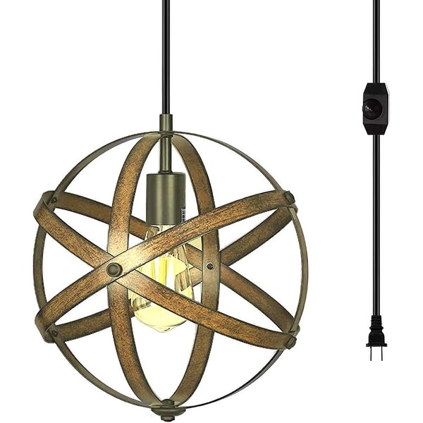Industrial globe chandelier discount