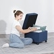 preview thumbnail 20 of 149, Adeco Square Storage Ottoman 17 inch Footstool