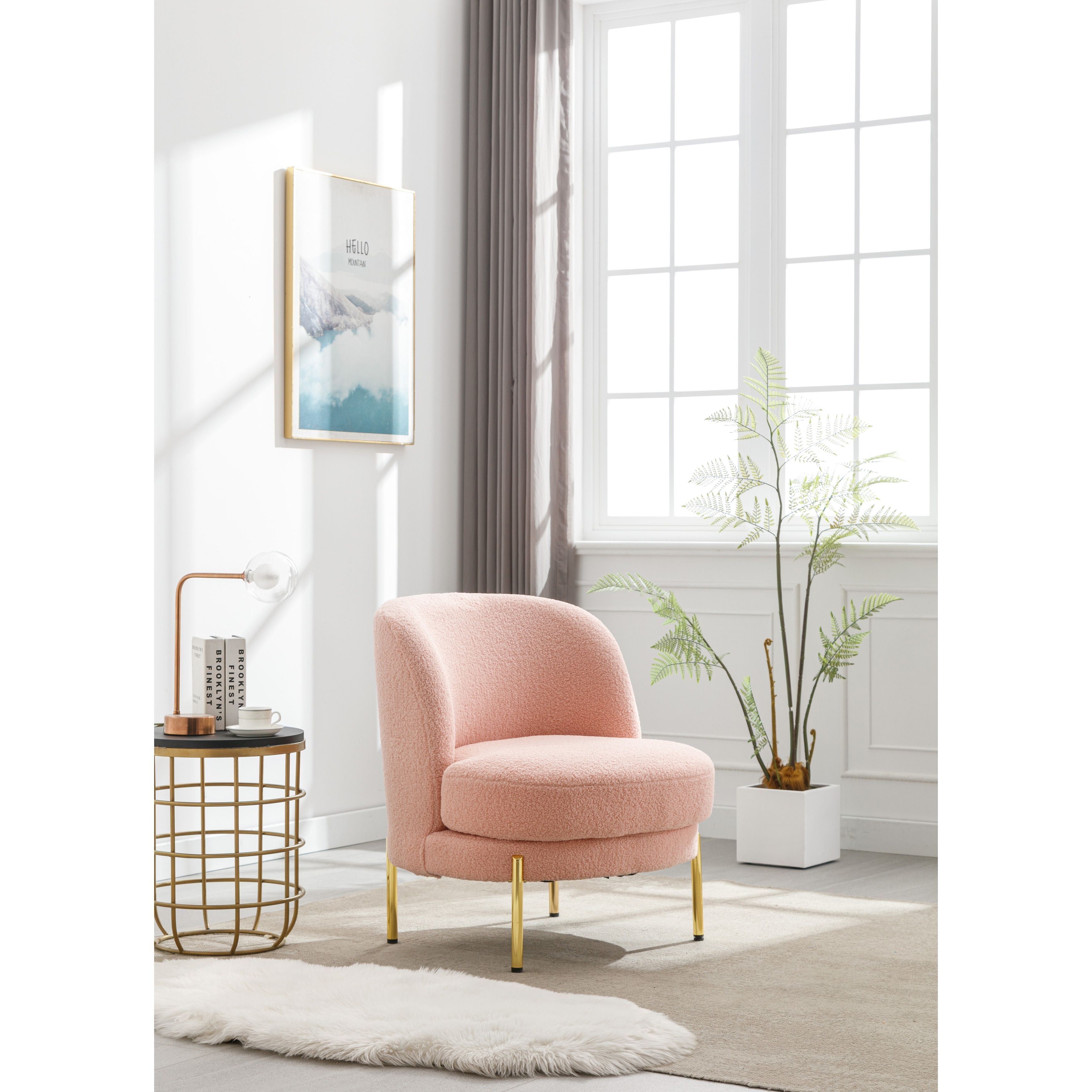 Curved reading chair best sale
