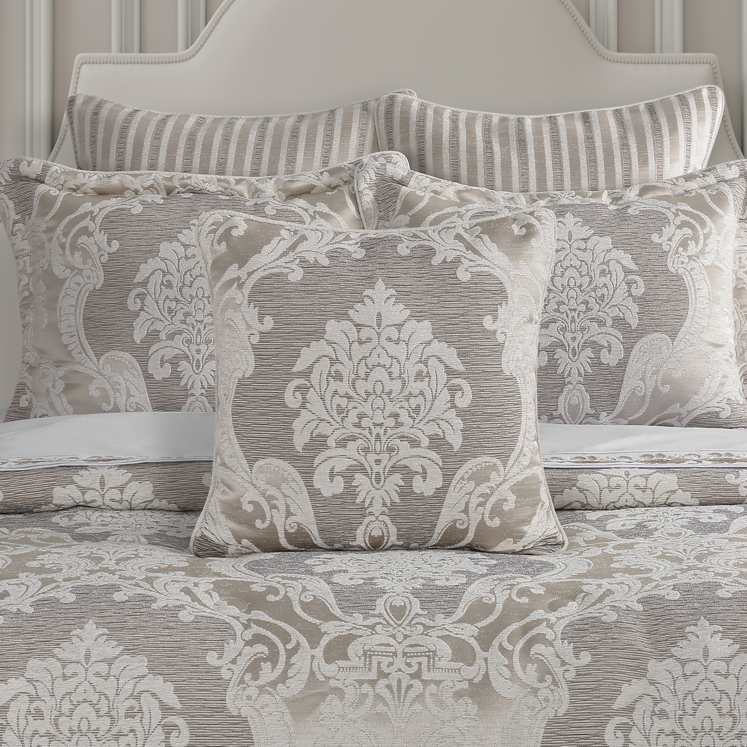 Queensbury 20" Square Decorative Throw Pillow