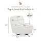 preview thumbnail 2 of 9, BELLEZE Upholstered Swivel Accent Chair with Hidden Storage