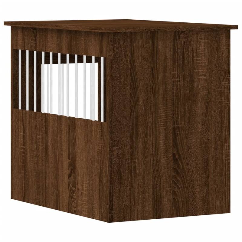 vidaXL Dog Crate with Door Doghouse Puppy Kennel Peg Cage Engineered Wood