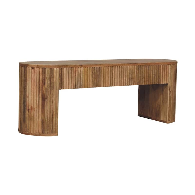 Artisan Furniture Solid Wood Soba Straight Media Unit , Light brown , Drawers