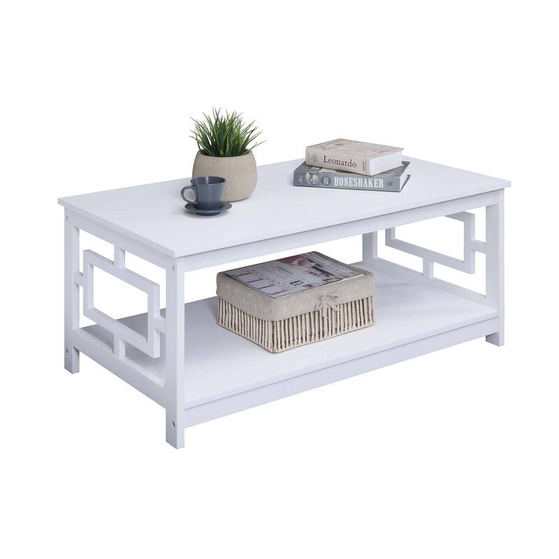 Convenience Concepts Town Square Coffee Table with Shelf