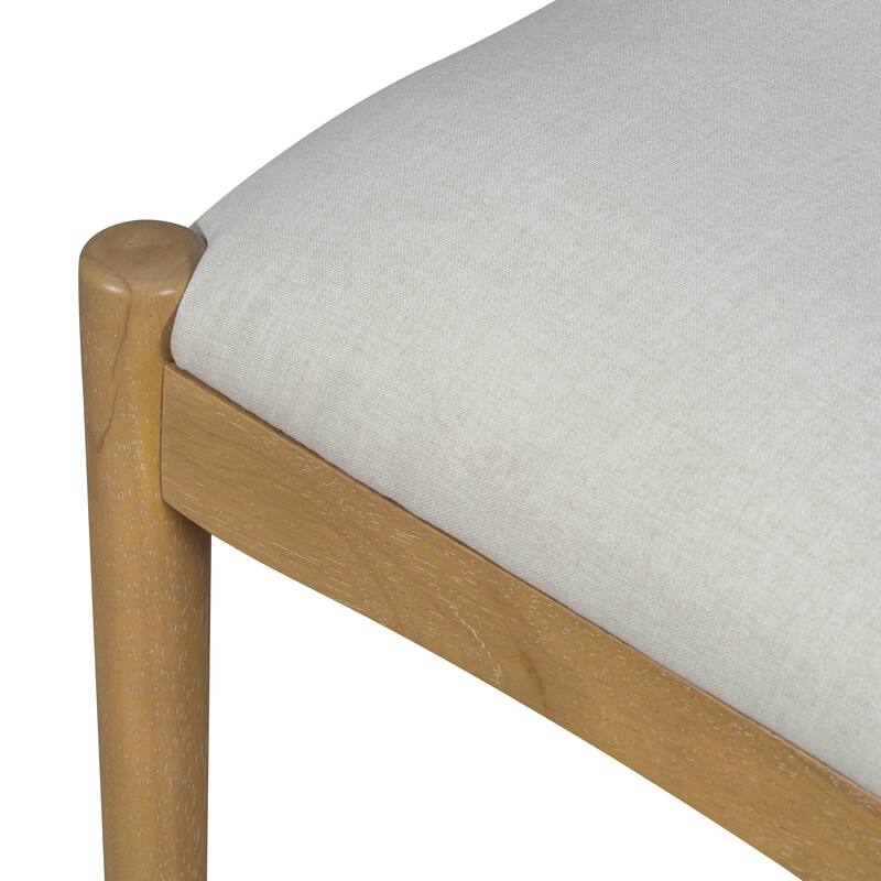 Christopher Knight Home - Mid-Century Set of 2 Upholstered Dining Chair with Woven Paper Rope Back