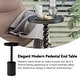 preview thumbnail 5 of 4, COZAYH Wood Pedestal End table, Modern Drink Table with Base, Round Martini Table for Small Space Living Room, Bedroom