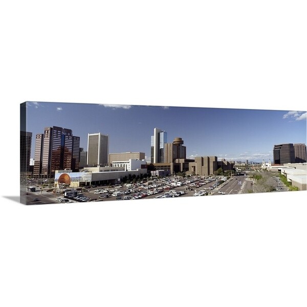 Skyscrapers In A City Phoenix Maricopa County Arizona Canvas Wall
