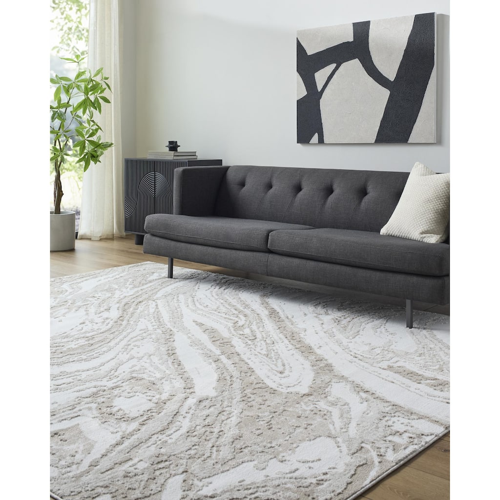 Livabliss Siyah Modern Area Rug