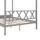 preview thumbnail 22 of 36, Full Size House Bed with Storage Space & Roof