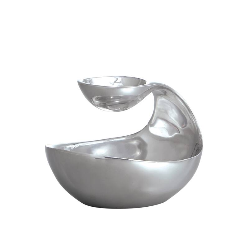 Nambe Scoop Server Mini - 10" x 9.3" x 8.25" - Silver - 1 Piece