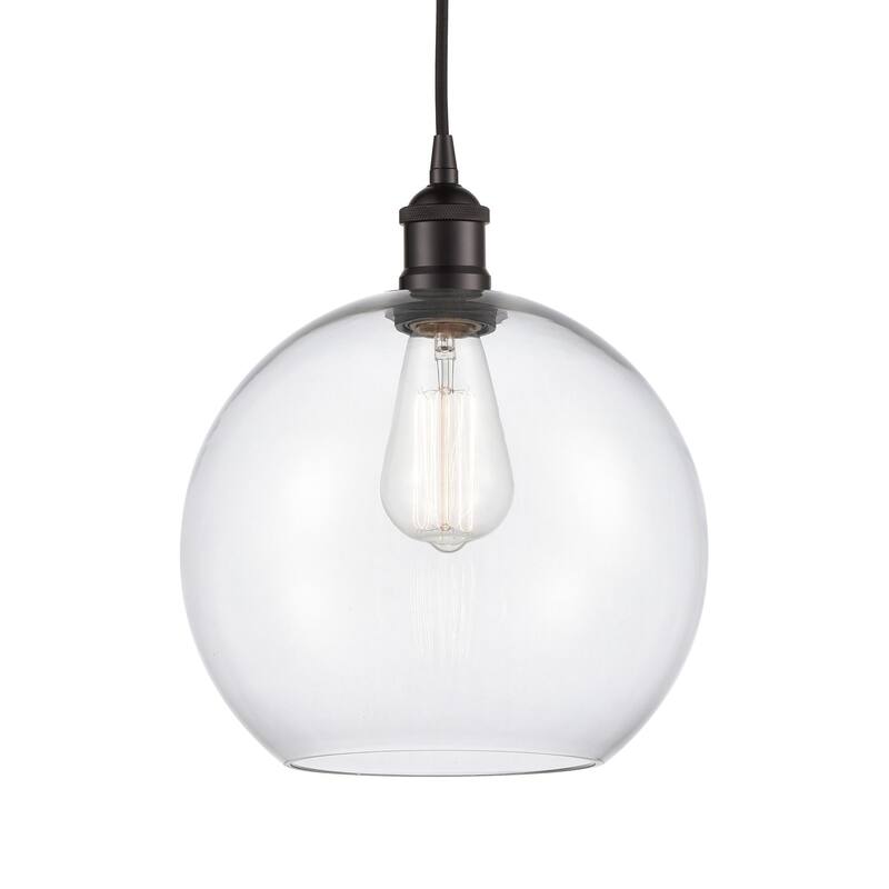 Innovations Lighting 616-1P-13-10 Athens Pendant Athens 10" Wide - Oil Rubbed Bronze / Clear