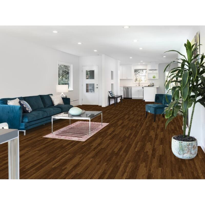 Striped / Modern Abstract Accent Rug Hand-Knotted Wool Carpet - 2'8"x 4'10"