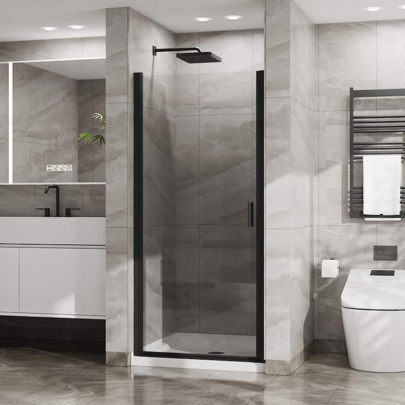 Versatile Pivot Shower Door Combo with Advanced Shower Base for Enhanced Bath Experience