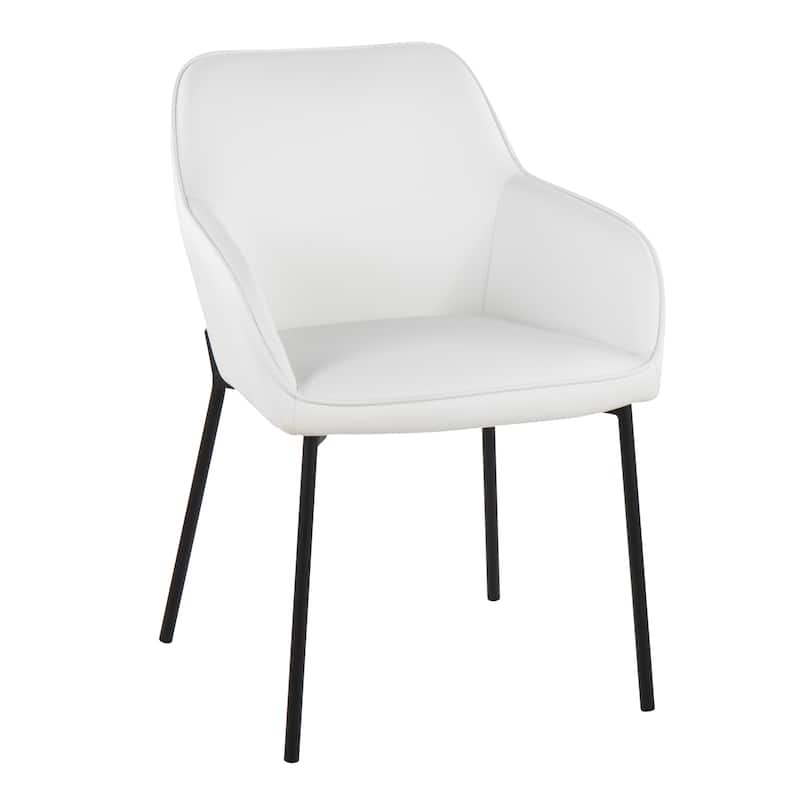 Carbon Loft Galotti Upholstered Dining Chair (Set of 2) - White Faux Leather