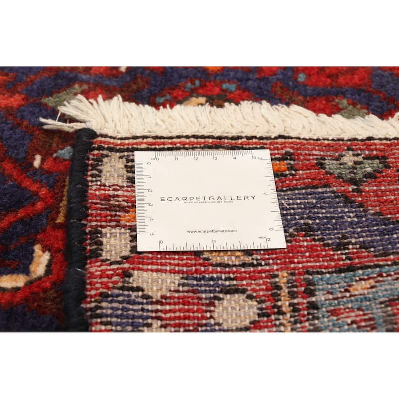 ECARPETGALLERY Hand-knotted Andelz Navy Wool Rug - 3'3 x 9'10
