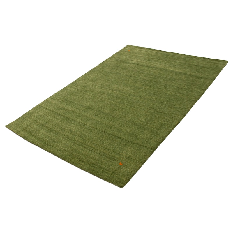 Kashkuli Gabbeh Green Rug 4'9" x 6'6" - 4'9 x 6'6