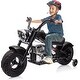 preview thumbnail 19 of 22, 36V Kids Electric Dirt Bike, Ride On Electric Motorcycle with Training Wheels Black