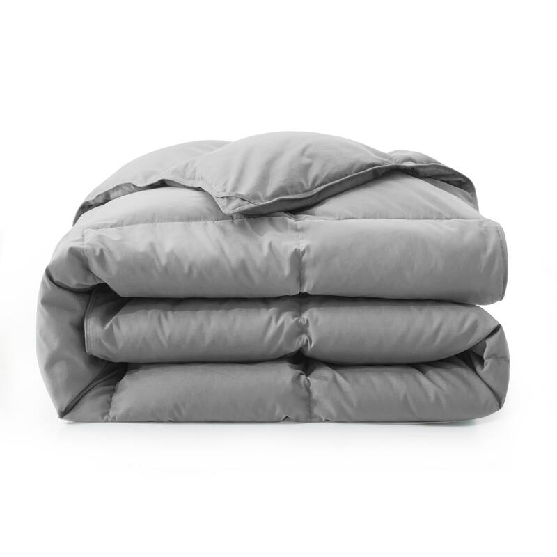 All Season Medium to Extra Warmth White Feather Down Comforter Duvet Insert