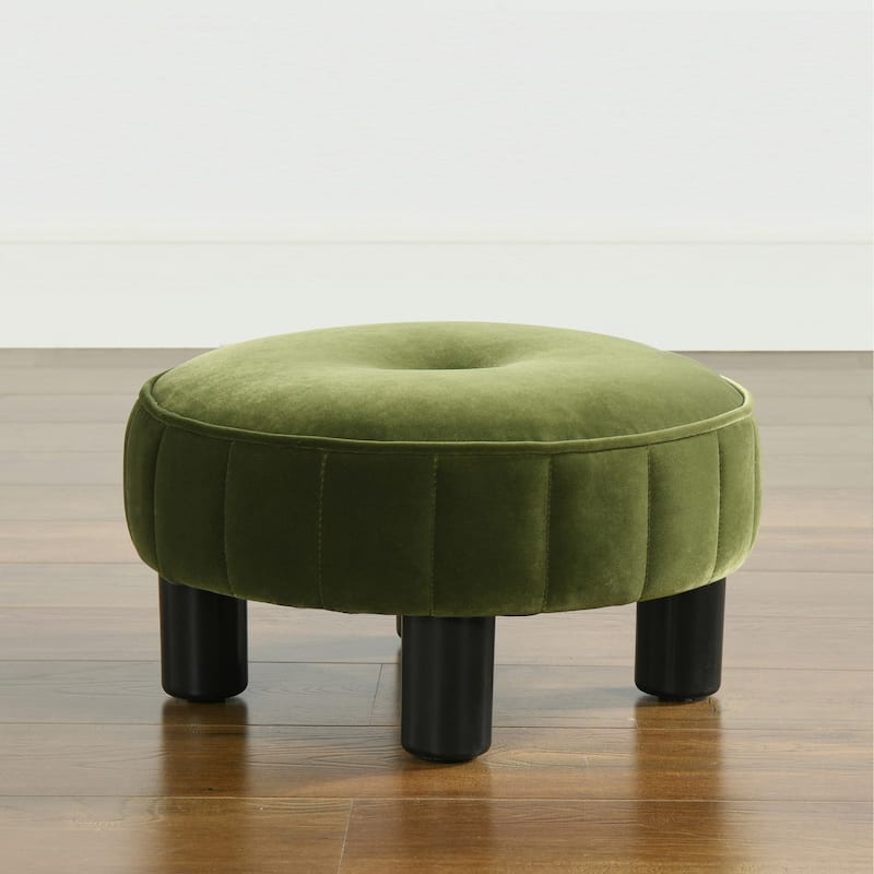 Riley 16" Round Footstool Ottoman