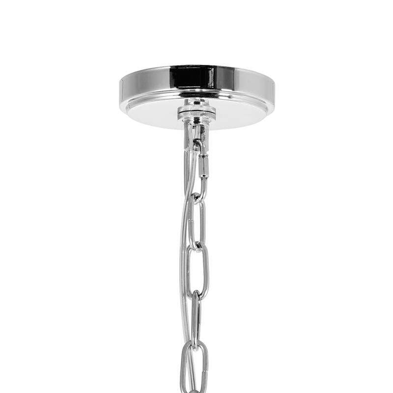 Princess 8 Light Down Chandelier With Chrome Finish