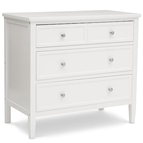 Epic 3-Drawer Dresser, Greenguard Gold Certified, Bianca White