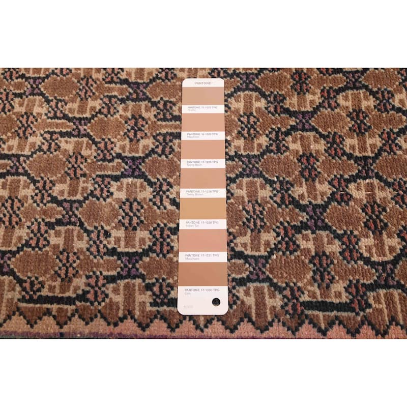 ECARPETGALLERY Hand-knotted Antalya Vintage Brown Wool Rug - 5'4 x 9'2