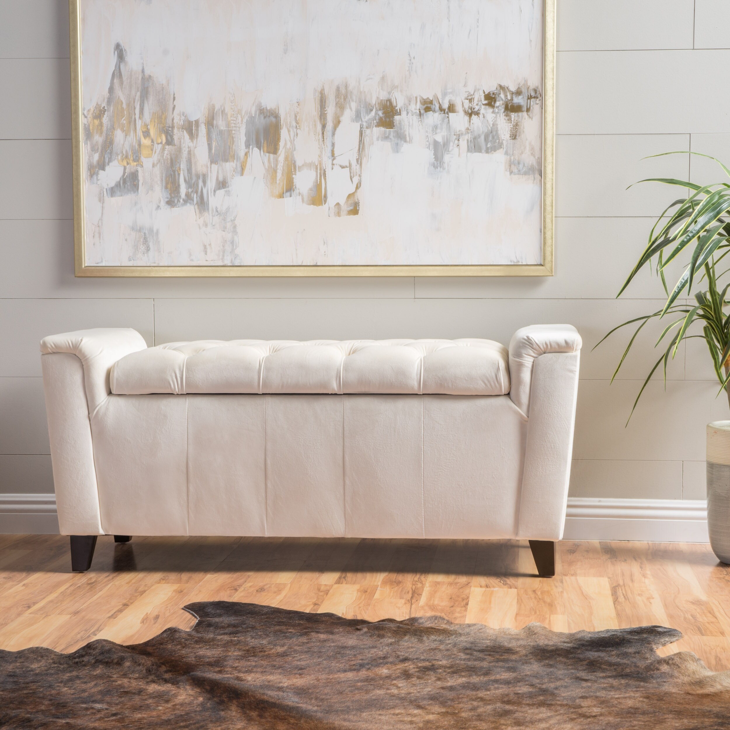Ilchester upholstered flip top storage bench discount