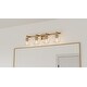 preview thumbnail 6 of 6, Celina 4-Light Bronze Gold Bath Light