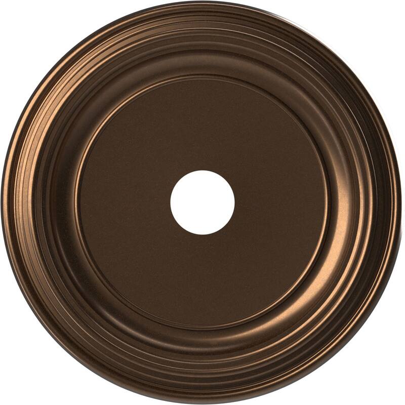 3 1/2" Inside Diameter - Traditional Thermoformed PVC Ceiling Medallion