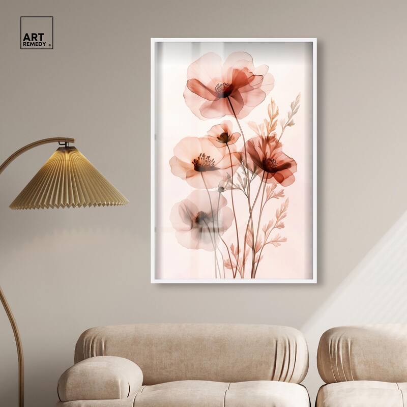 Petal Dye I Shadowbox by Art Remedy