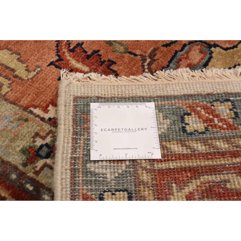 ECARPETGALLERY Hand-knotted Jules Sultane Ivory Wool Rug - 7'9 x 9'9