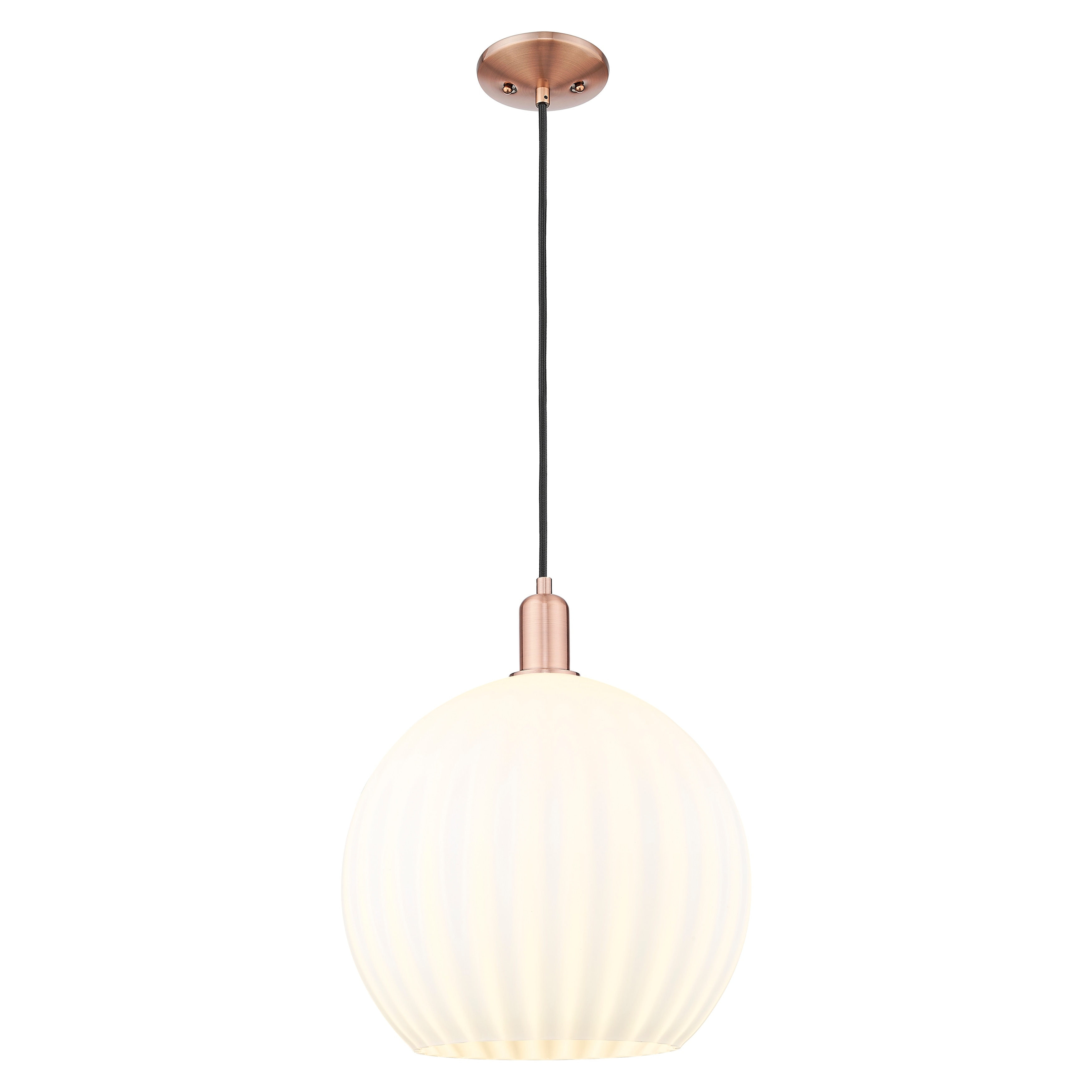 Innovations Lighting Endless Possibilities Arcadia - White Venetian - 1 Light 14" Cord Hung Mini Pendant