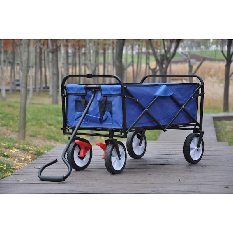 Folding Wagon Garden Shopping Beach Cart