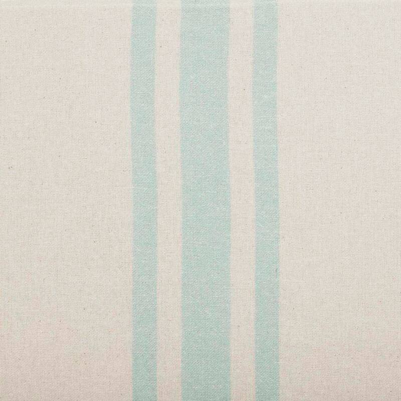 Grain Sack Aqua Short Panel Set of 2 63x36