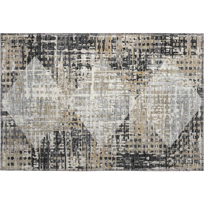 Premium Washable Super Soft Hatch Diamond Mayfield Rug