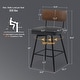 preview thumbnail 42 of 136, 26"/29" Faux Leather Swivel Counter/Bar Stools Set of 2/3